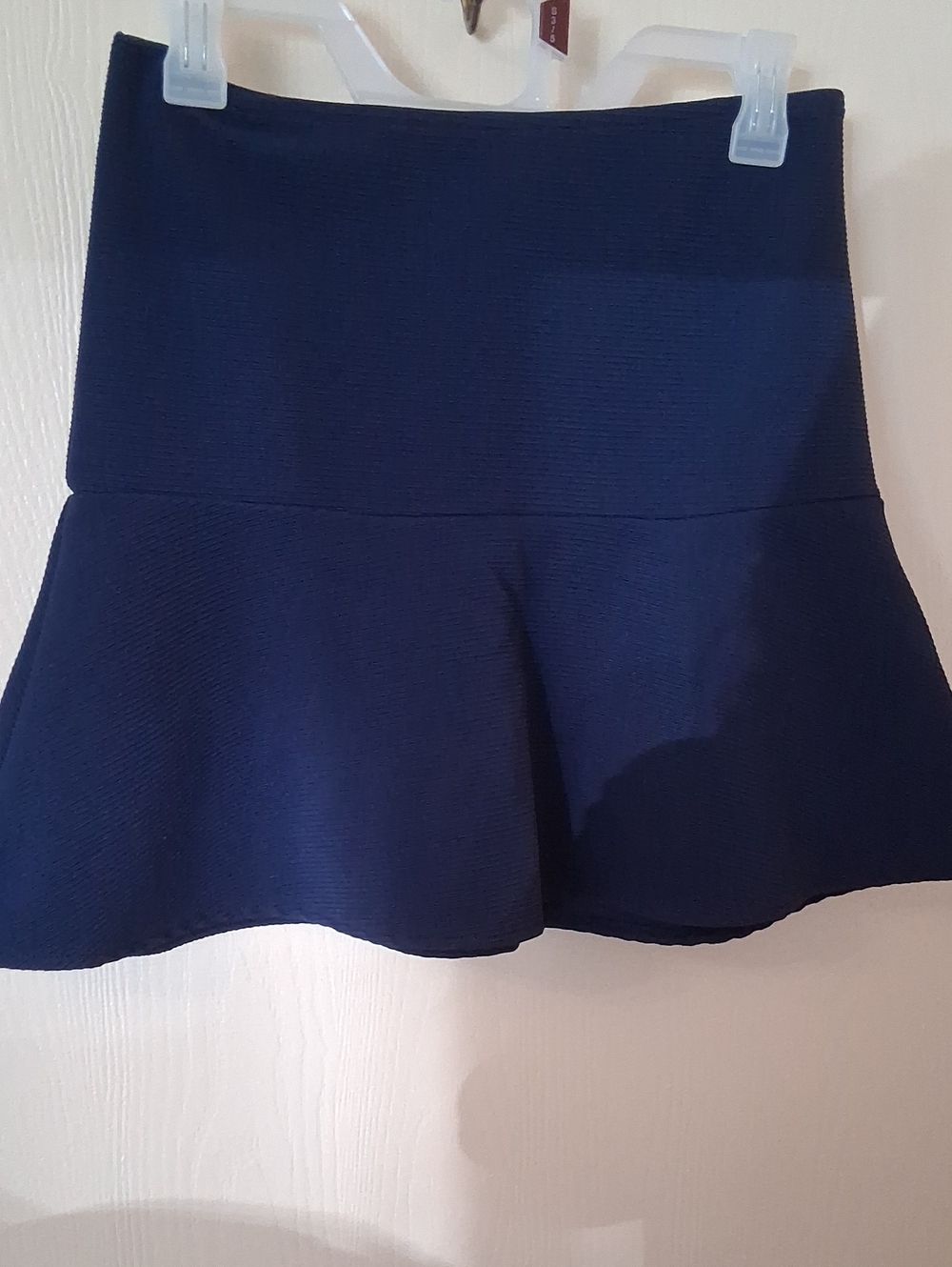 Xhilaration Navy Circle Skater Skirt